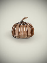 Figura Decorativa 'Calabaza' de Cristal - Marrón