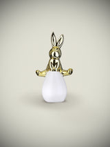'Goldie Rabbit' Decorative Figure - Jumping