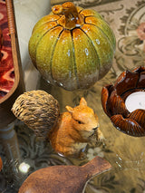 Figura Decorativa 'Calabaza' de Porcelana - Verde