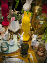 Figura Decorativa 'Conejo Nutcracker' - Amarillo