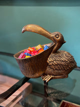 Figura Decorativa Pelícano 'Olive'