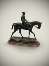Decorative Replica 'Jockey and Horse'