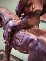 Decorative Replica 'Jockey and Horse'