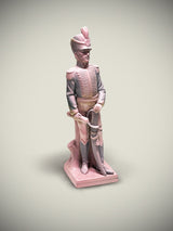 Figura Decorativa de Porcelana 'Soldadito Rosa'