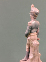 Figura Decorativa de Porcelana 'Soldadito Rosa'