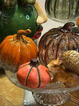 Figura Decorativa 'Calabaza' de Cerámica - Naranja