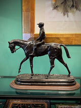 Decorative Replica 'Jockey and Horse'