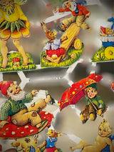 Hoja Cromos Alemanes 'Elfos y Enanitos'