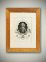 Antique Engraving 'King George II' - 35x25.5 cm