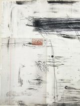 Grabado Con Papel Hecho a Mano 'S/T' - Josep Maria Riera y Aragó