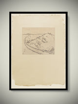 Engraving on Handmade Paper 'Untitled' - Marshal