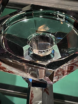 Pair of 'Art Deco' Crystal Chandeliers - Gray