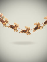 guirnalda-vintage-navidad-santa-en-trineo-y-renos