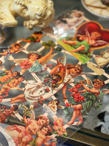 German Trading Card Sheet 'Collage of Angels III'