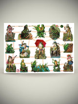 Hoja Cromos Alemanes 'Ranas y Sapos'