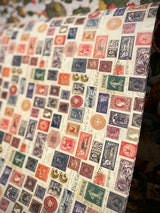 'Post Stamps' Wrapping Paper - 100x70 cm