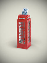 Hucha de Metal 'Telephone Box'