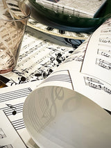 Individual Estampado 'Música' - 43,5x28 cm