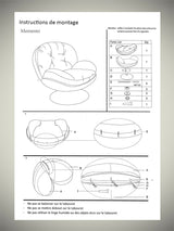 Butaca Pivotante 'Memento Pop' - Rojo