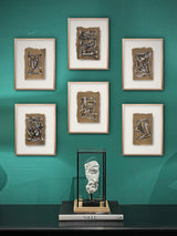 Dibujos Originales Abstractos 'Trazos' - 18x12 cm - Federico Font