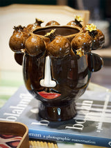 Jarrón Decorativo 'Arciboldo' Marrón