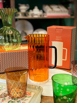 Jarra de Cristal Naranja 'Samarcanda' - 1,2 L