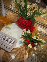 Jarrón de Cerámica Rojo 'Lips' - Grande