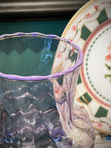 Jarrón Decorativo de Cristal 'Twist & Match' - Violeta