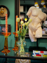 Jarrón Decorativo de Cristal 'Twist & Match' - Verde