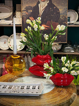 Jarrón de Cerámica Rojo 'Lips' - Pequeño