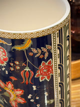 'Paisley Blue' Porcelain Vase