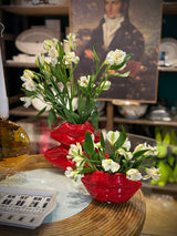 Jarrón de Cerámica Rojo 'Lips' - Pequeño