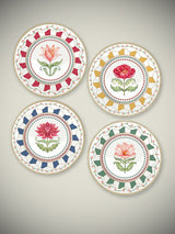 Set de 4 Platos de Postre 'Flowery'