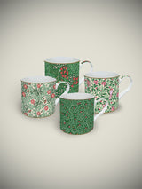 juego-de-4-tazas-mugs-dibujo-flores-y-pajaros