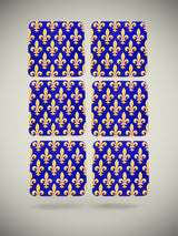 Set de 6 Posavasos 'Fleur de Lys' - Emblema Monarquía Francesa