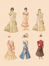 Kit Muñeca y Vestidos Recortables 'The Bride'