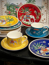 Set de 2 Tazas con Plato 'Marajah' - 240 ml