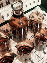 Botella de Cristal 'Classy Fun' - Púrpura