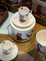 Set de 2 Tazas Espresso de Porcelana 'Mozarteum'