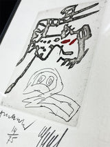 Aguafuerte Original Conjunto II - Karel Appel y Pierre Alechinsky