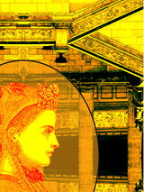 Lámina Decorativa 'Retrato Arquitectónico de Una Princesa Alemana'