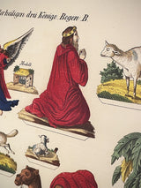 Set de 2 Láminas Decorativas Recortable Alemán 'Belén Tradicional'