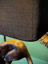 Lámpara de Mesa 'Leopard' con Pantalla Negra