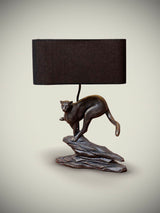 Lámpara de Mesa 'Leopard' con Pantalla Negra