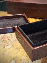 Caja Decorativa de Piel 'Bond' - Pequeña