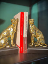 Pareja de Sujeta Libros 'Leopards'