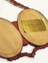 Antique Decorated Double Frame 'Silhouettes'