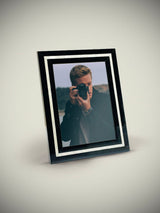 Marco de Fotos 'Roma' Blanco y Negro - 13x18 cm