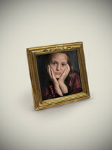 Marco de Fotos 'Anciens' Cuadrado Dorado - 8x8 cm