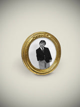 Marco de Fotos 'Anciens' Redondo Dorado - Ø7,5 cm